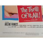 The Thrill of it All - Original 1963 Universal Picture Window Card